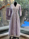 Mauve Emroidered Set