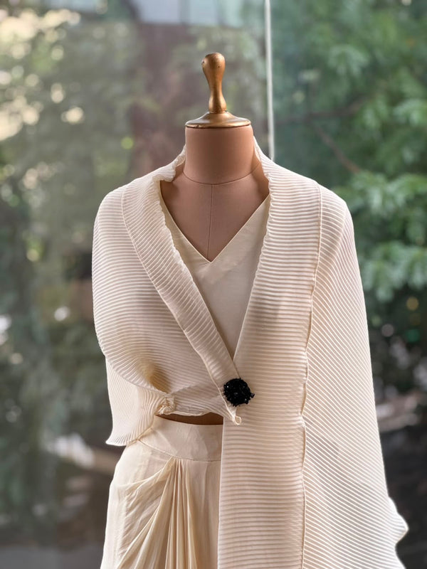 Cream Crush Skirt Set