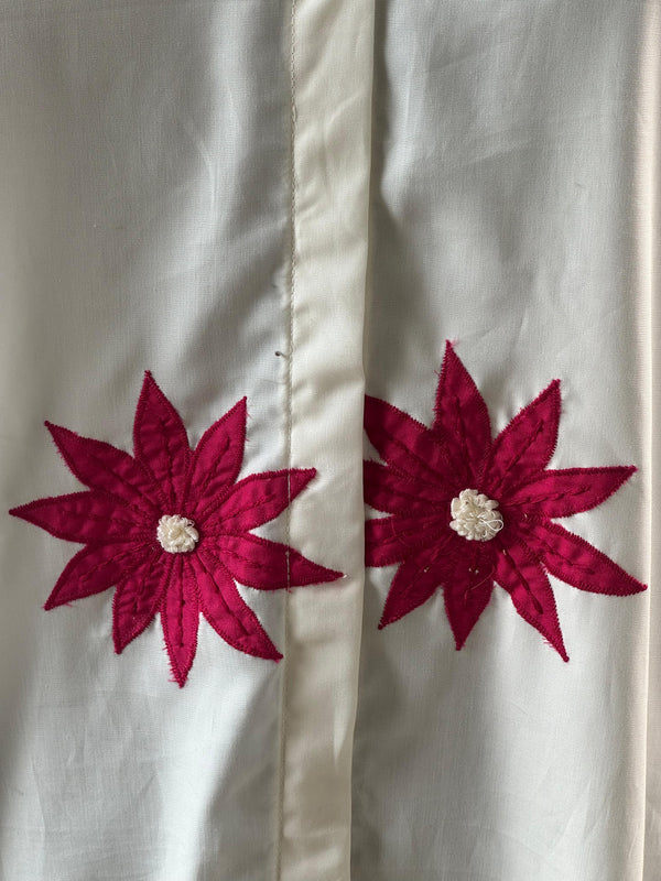 Cream Patch Work Tunic
