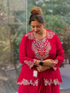 Red Skirt Set