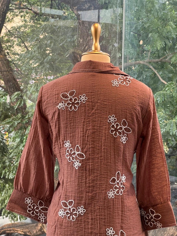 Brown Crush Co Ord