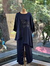 Navy Blue High Low Co Ord