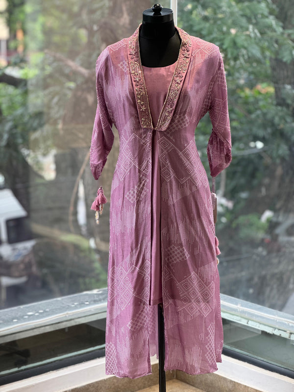 Mauve Jacket Style Co Ord