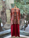 Maroon Harem Pant Set
