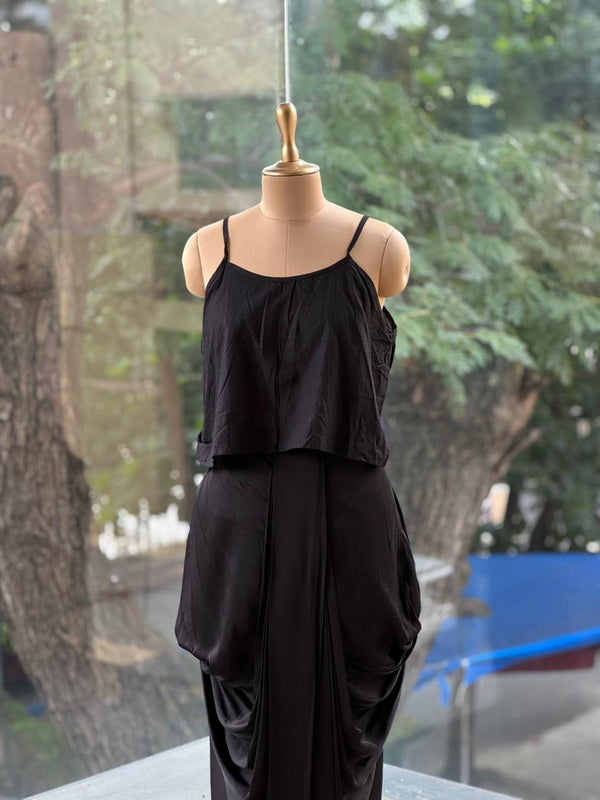 Black Stylish Jacket Set
