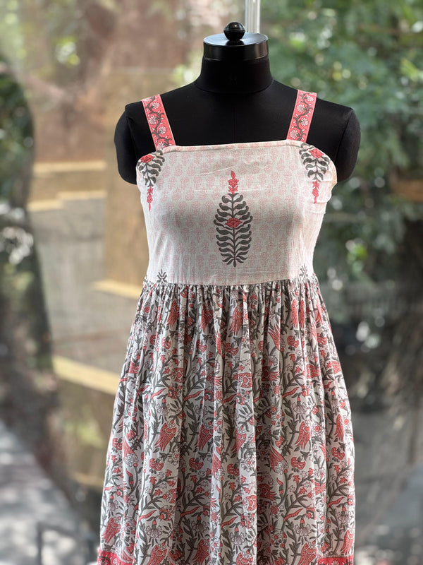 Pink Block Print Tunic