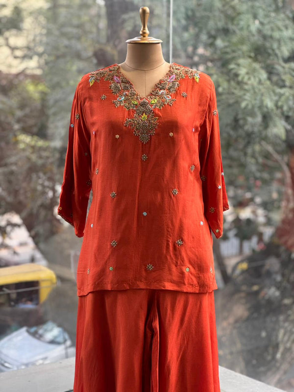 Rust Palazzo Set