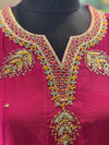 Dark Pink Aline Suit