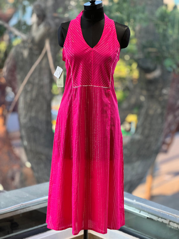 Pink Halter Neck Co Ord
