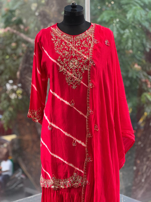 Leheriya Sharara Set