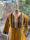 Mustard Yellow V Neck Tunic