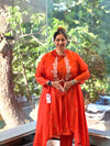 Orange Asymmetrical Co Ord