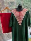 Green Kaftan Set