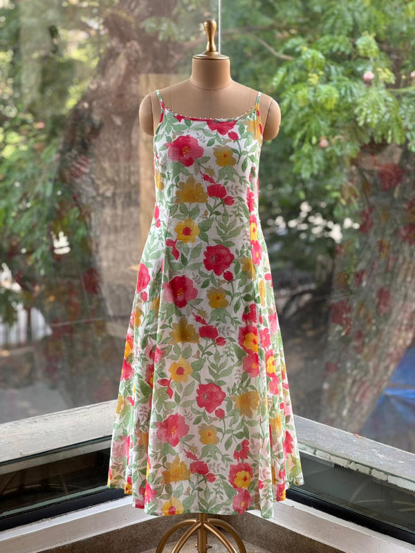 Pink Floral Spaghettti Co Ord