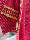 Pink Leheriya Panel Suit