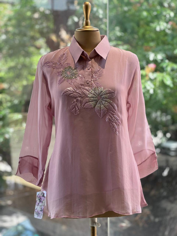 Pink Organza Co Ord