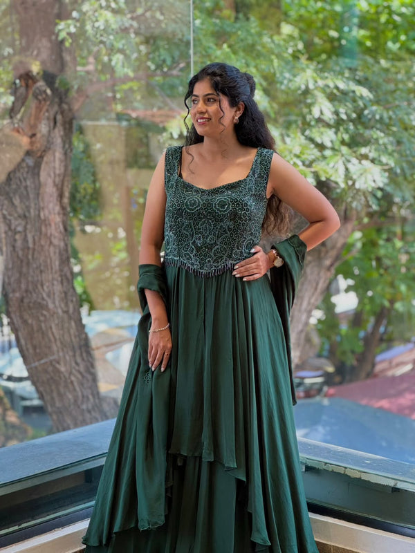 Emerald Green Gown
