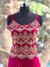 Pink Gota Work Lehenga Set