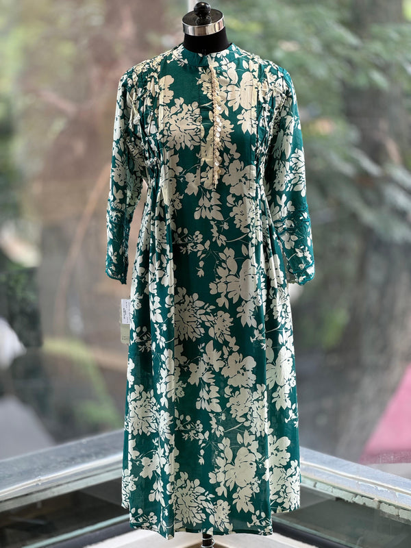 Green Printed Co Ord