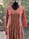 Maroon Dupatta Set