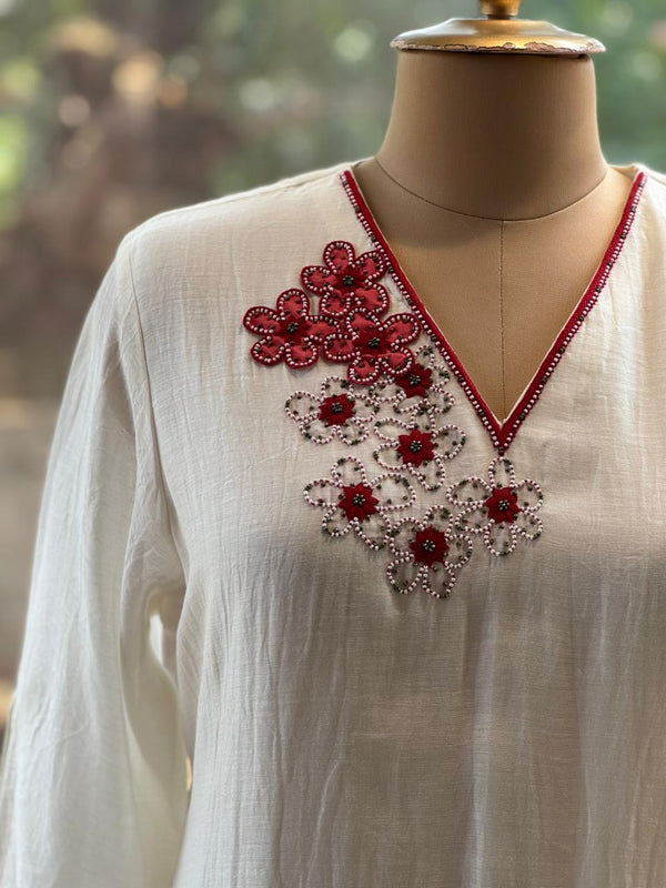 Shaded Mul Dupatta Set