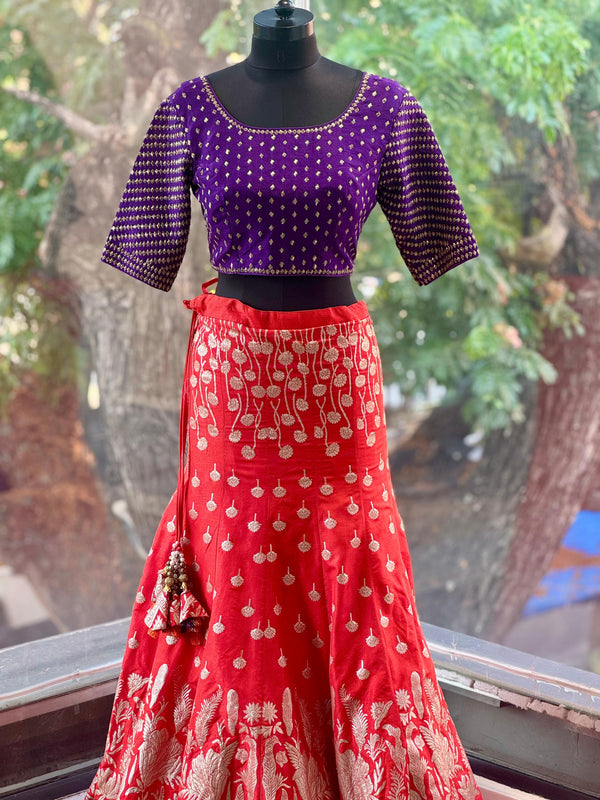 Purple Lehenga