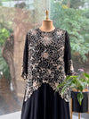 Black Gown with Intricate Handwork