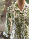 White Floral Print Aline Tunic