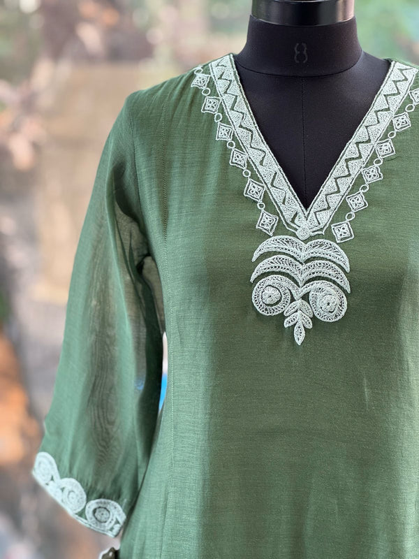 Mul Chanderi Co Ord