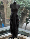 Black Shimmer Cape Set