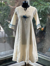 Blue Mangalgiri Dupatta Set