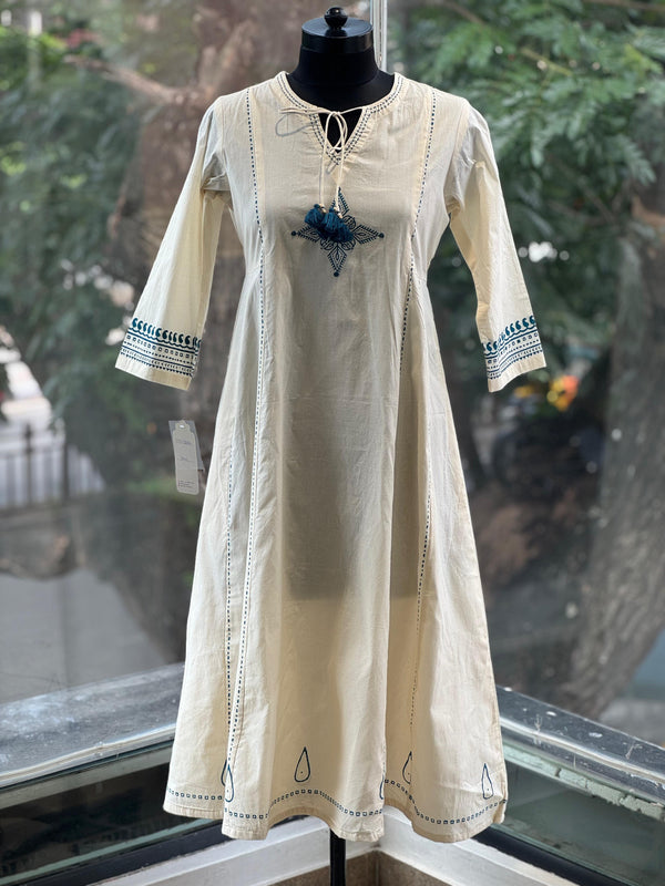 Blue Mangalgiri Dupatta Set