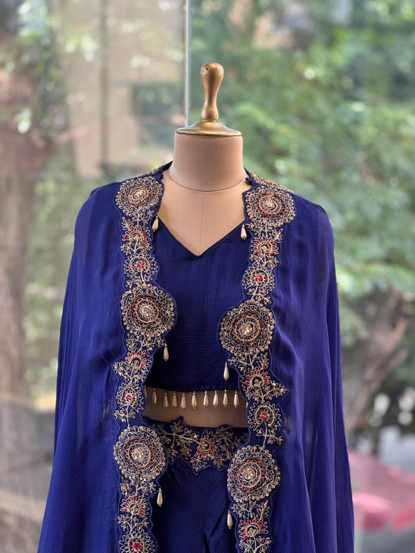 Purple Cape Set