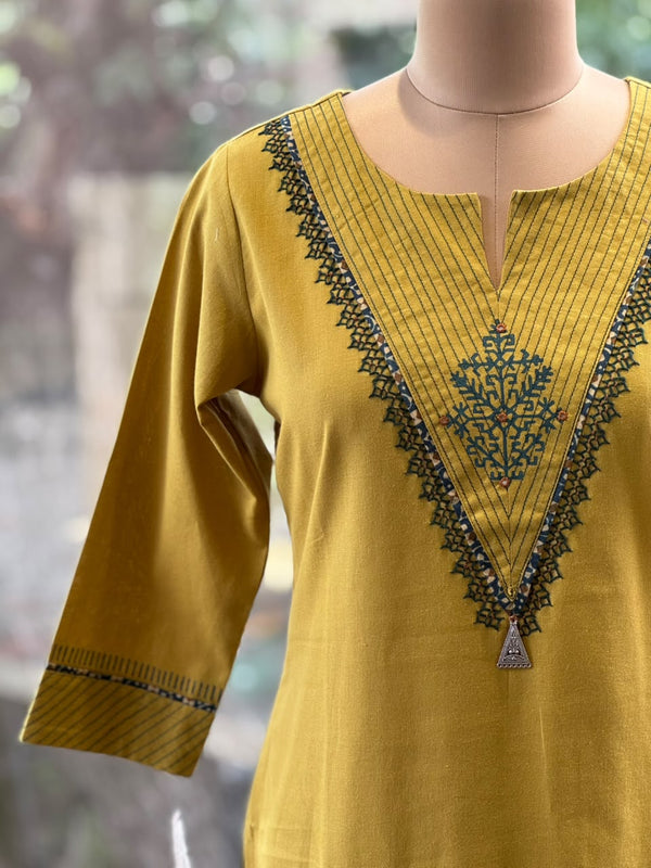 Greenish Yellow Tunic