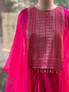 Pink Shaded Skirt Set