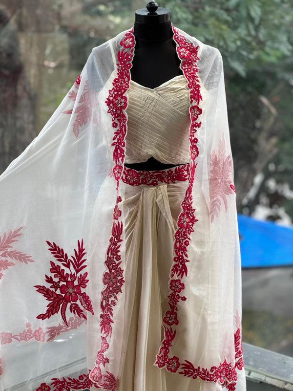 White Cape Set
