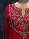 Red Skirt Set