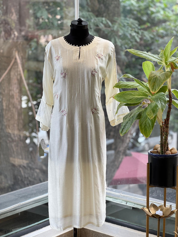Off White Dupatta Set