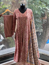 Maroon Dupatta Set