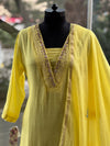 Yellow Mul Knot Work Suit