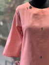 Pink Embroidered Tunic