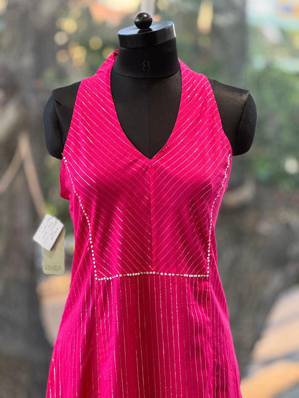 Pink Halter Neck Co Ord