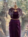 Purple Cape Set