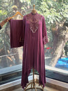 Wine Asymmetrical Co Ord