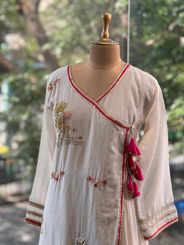 White Anghrakha Suit