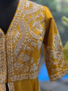 Yellow Designer Made Anarakali Set