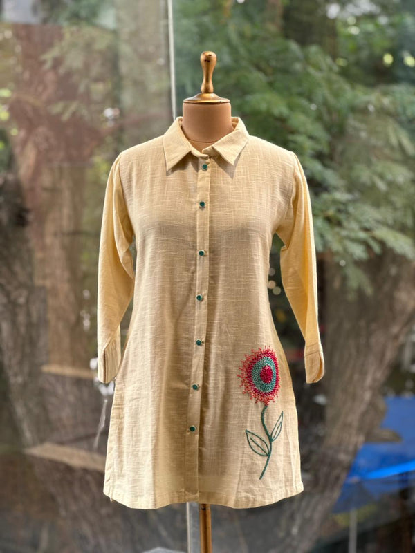 Beige Linen Co Ord