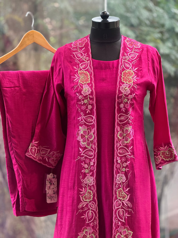 Pink Jacket Set