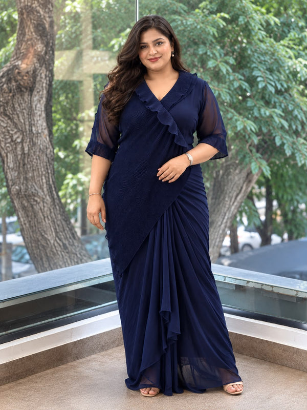 Navy Blue Crush Flap Tunic
