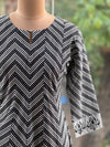 Black Zig-Zag Lines Co Ord